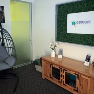 lobby with sign for Cereset Albuquerque