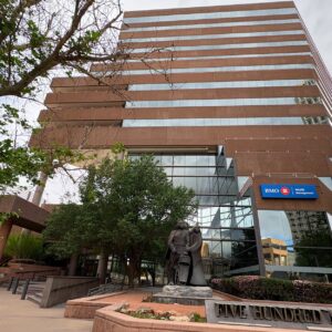 outside of tall building in Albuquerque New Mexico